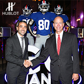 Hublot и команда по американскому футбольной New York Giants
