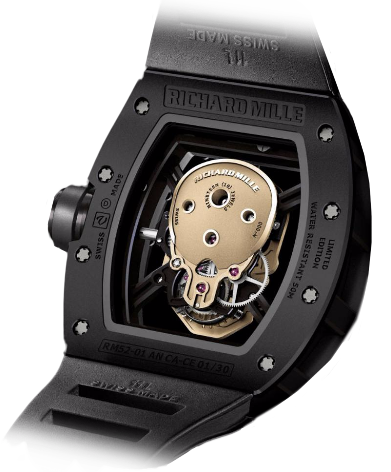 Richard Mille Limited Editions watch RM 52-01 Skull Tourbillon Gold