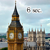 Часы на башне Big Ben спешат на 6 секунд  
