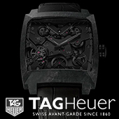 Черная модель часов от TAG Heuer