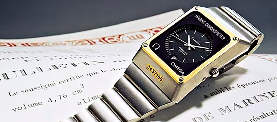 Часы Omega Megaquartz Marine Chronometer