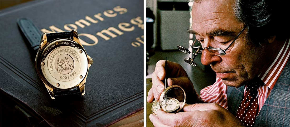 Механизм Omega Co-Axial, изобретенный Джорджем Дэниэлсом