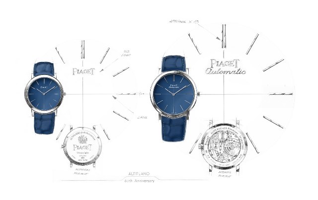Piaget Altiplano 60th Anniversary Collection sketch