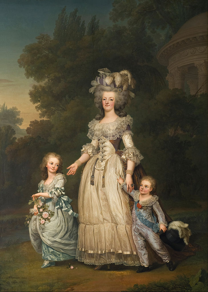Adolf_Ulrik_Wertmuller_-_Queen_Marie_Antoinette_of_France_and_two_of_her_Children_Walking_in_The_Park_of_Trianon.jpg