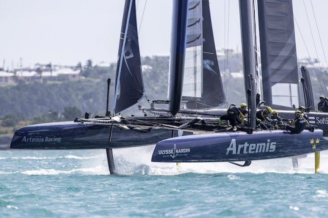 Artemis Racing in action during last years America's Cup