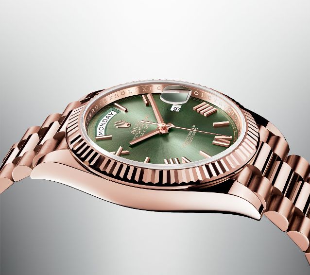 Rolex Oyster Perpetual Day Date in Everose Gold
