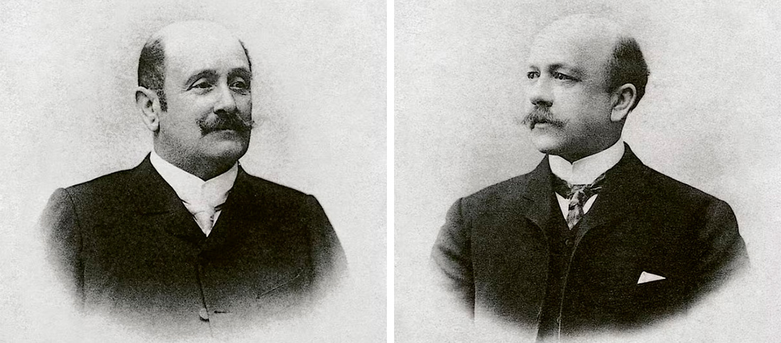 Луи-Поль Брандт и Сезар Брандт - сыновья основателя Omega