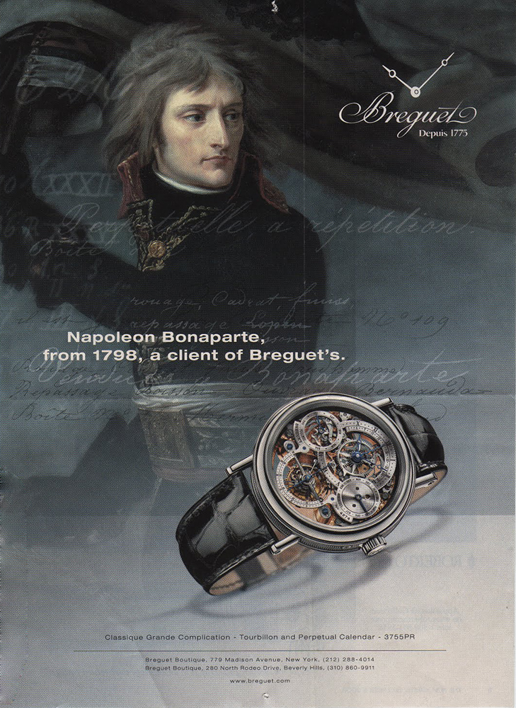 Breguet Наполеон реклама