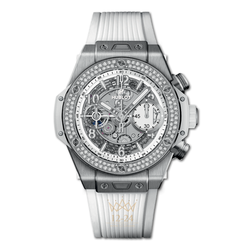 Hublot Unico Titanium White Diamonds 441.NE.2010.RW.1104