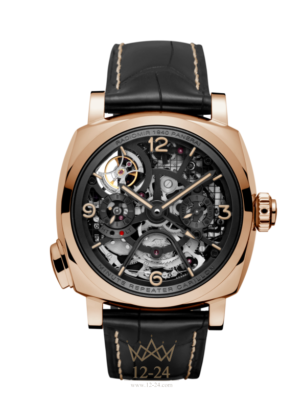 Panerai Radiomir 1940 Minute Repeater Carillon Tourbillon GTM Oro Rosso — 49 мм PAM00600