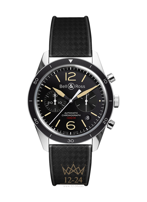Bell &amp; Ross BR 126 SPORT HERITAGE BRV126-ST-HER/SRB