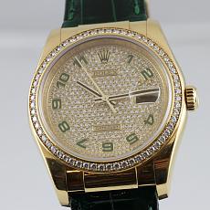 Часы Rolex Yellow gold Pave Dial 36 16188 — additional thumb 1