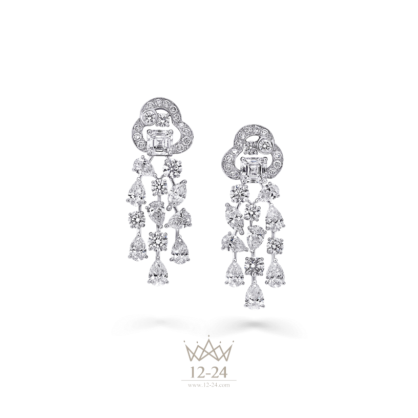 Graff Nuage Earrings Diamond RGE1057