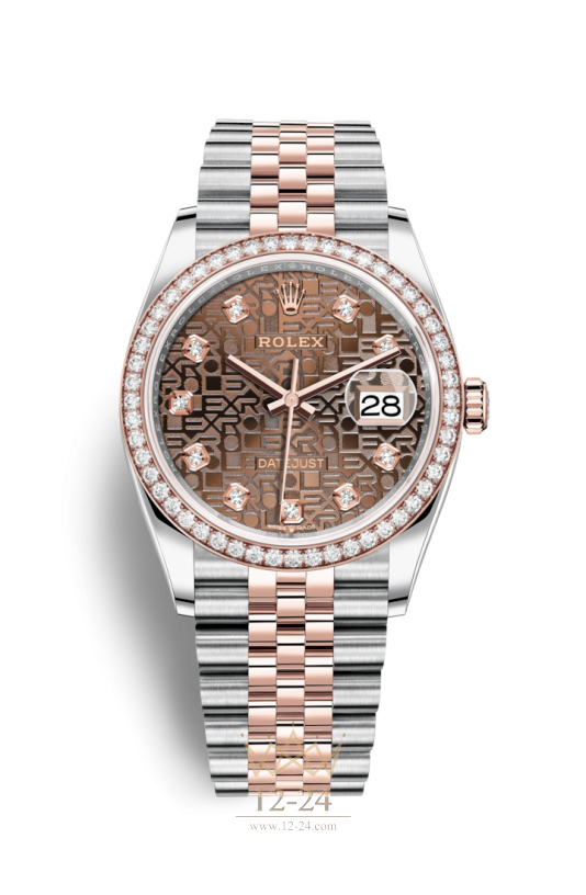 Rolex Oyster 36 мм Steel Gold Everose and Diamonds 126281rbr-0013