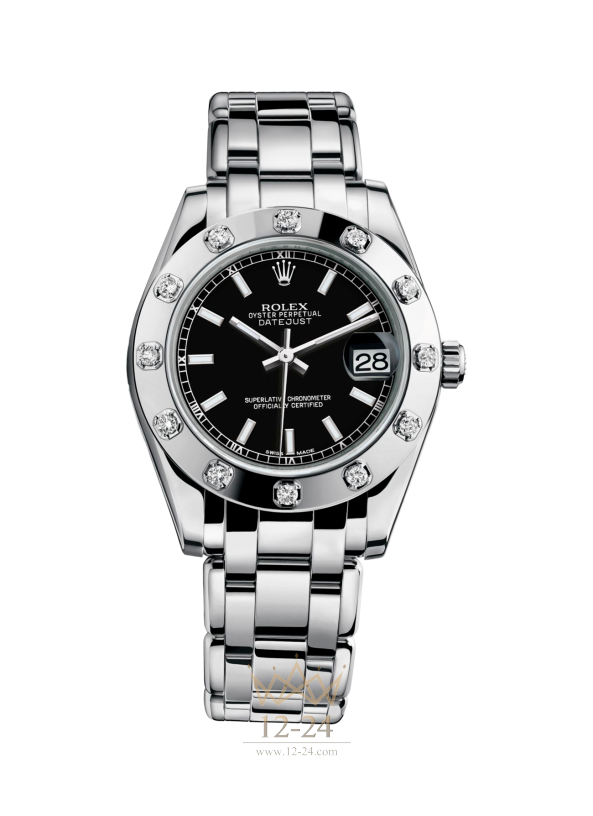 Rolex 34 мм White Gold and Diamonds 81319-0027