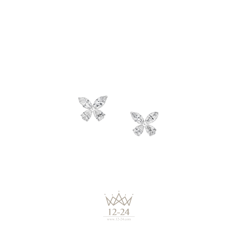 Graff Classic Butterfly Diamond Petite Stud Earrings RGE1855