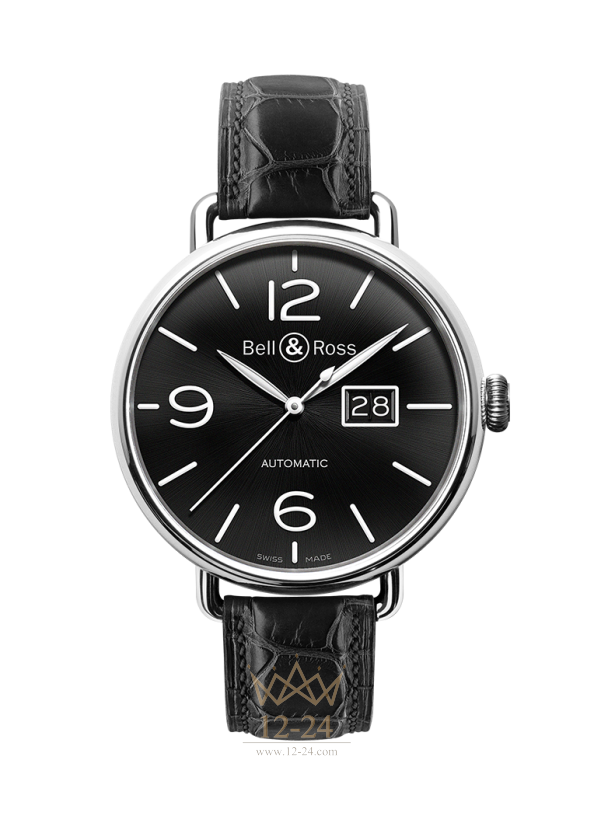 Bell &amp; Ross WW1-96 GRANDE DATE BRWW196-BL-ST/SCR