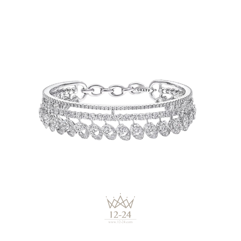 Graff Graff Gateway Triple Row Diamond Bangle RGB480-165