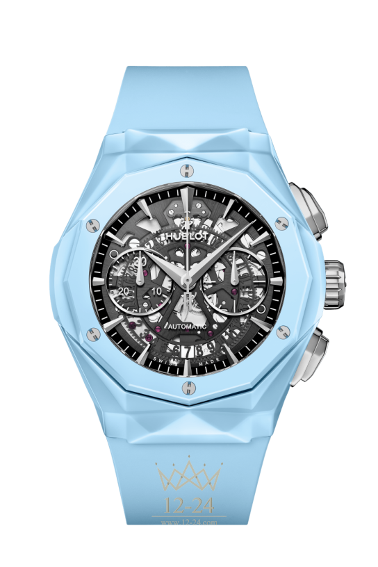 Hublot Aerofusion Chronograph Orlinski Sky Blue Ceramic 525.ES.0170.RX.ORL22