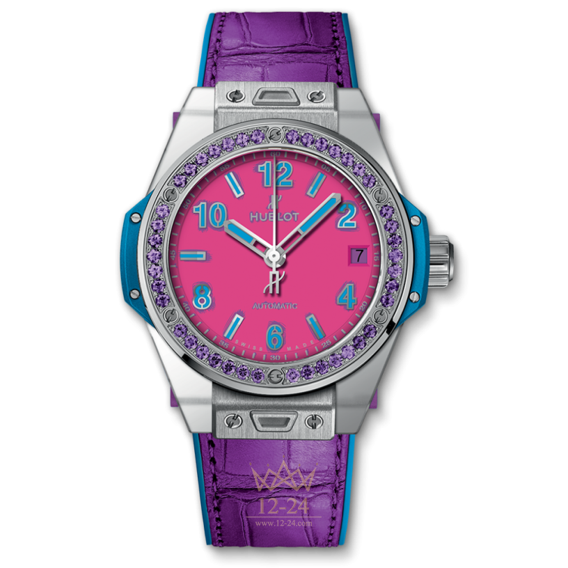 Hublot One Click Pop Art Steel Purple 39 mm 465.SV.7379.LR.1205.POP16