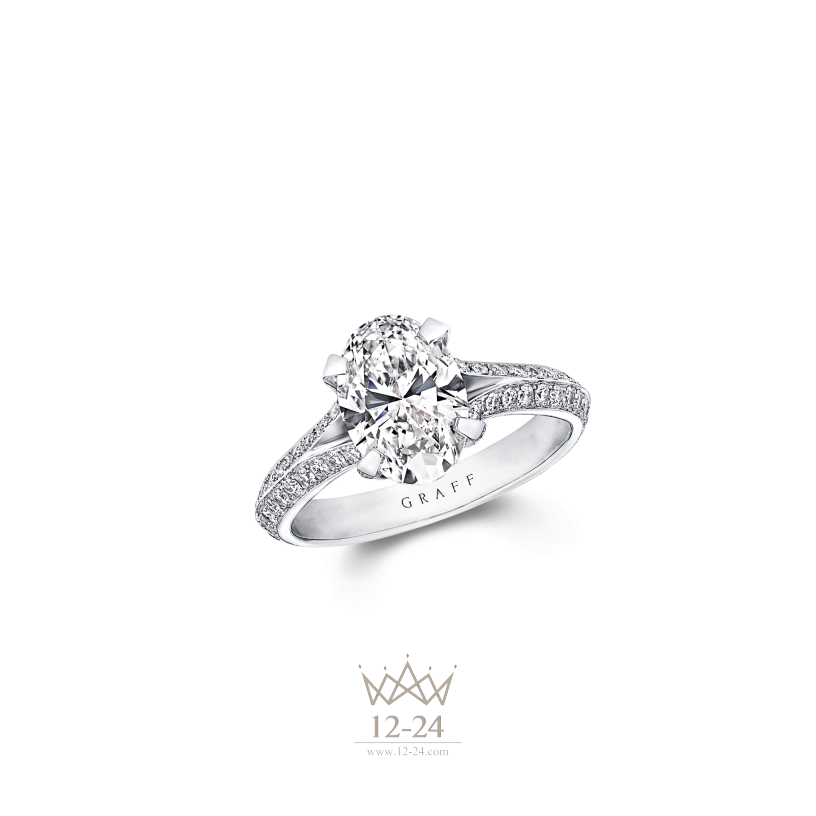 Graff Legacy Oval Diamond Engagement Ring RGR309O