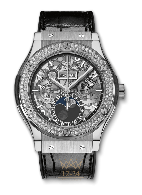 Hublot Aerofusion Moonphase Titanium Diamonds 517.NX.0170.LR.1104