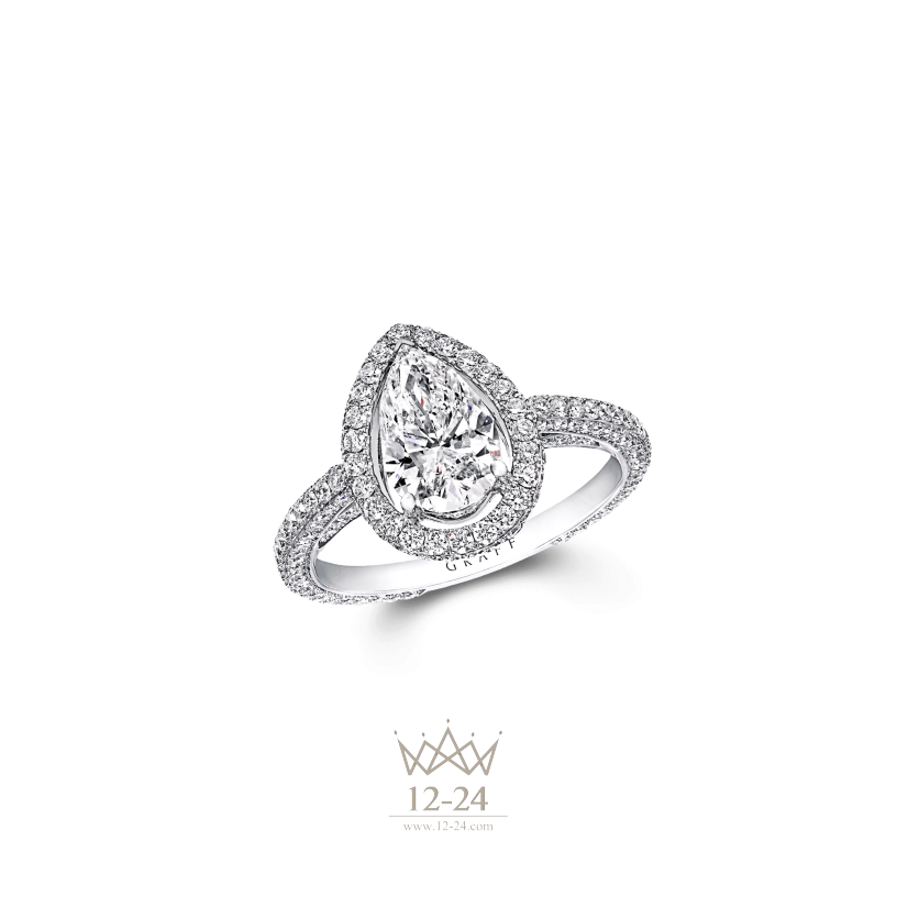 Graff Constellation Pear Shape Diamond Engagement Ring RGR320P
