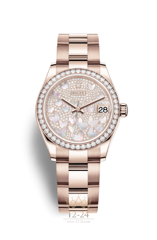 Rolex Oyster 31 мм Gold Everose and Diamonds 278285rbr-0009