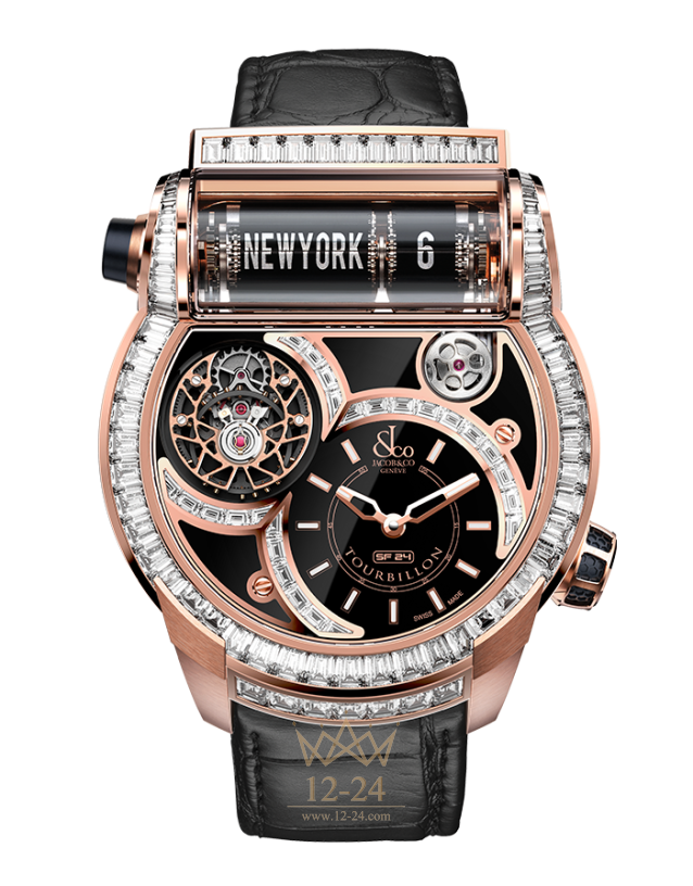 Jacob &amp; Co Epic SF24 Tourbillon Baguette ES802.20.BD.BD.A