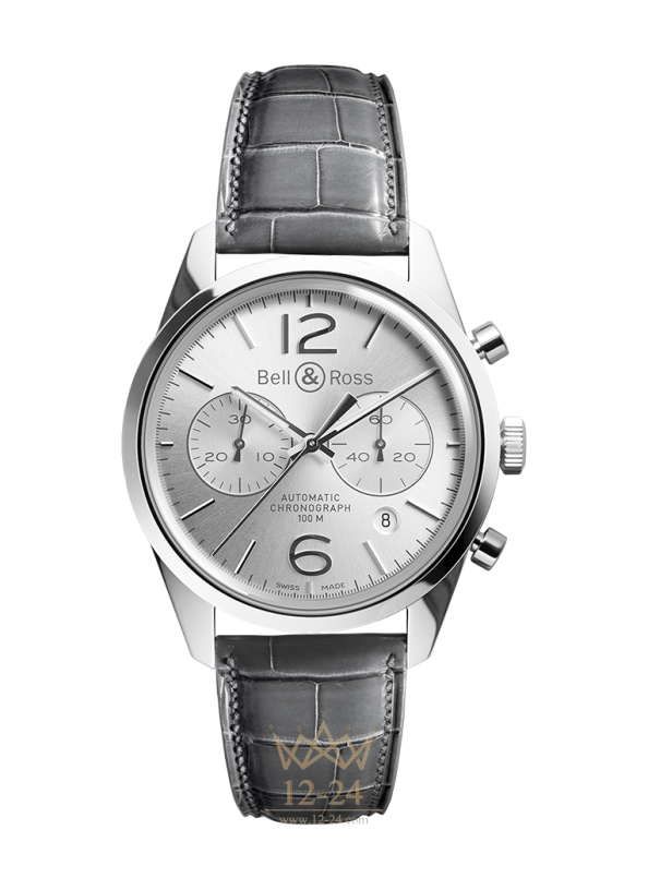  Bell & Ross BR 126 OFFICER SILVER BRG126-WH-ST/SCR