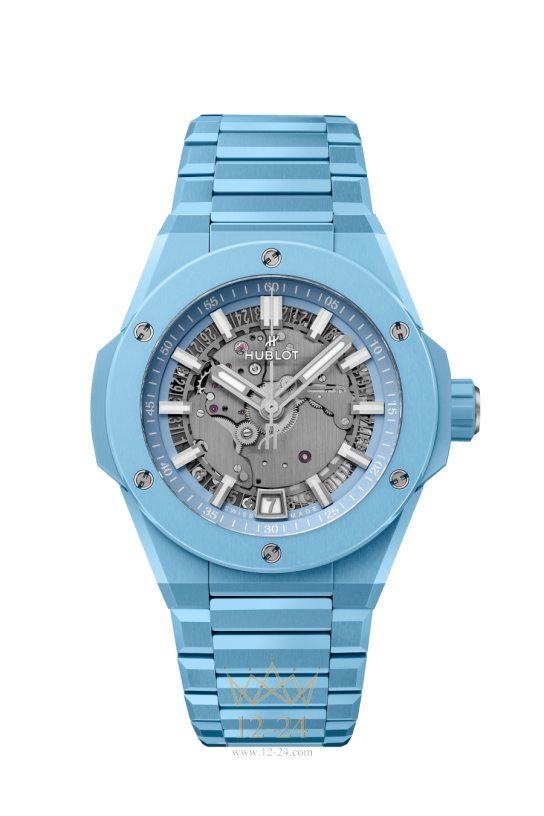 Hublot Integrated Time Only Sky Blue Ceramic 456.EX.5120.EX