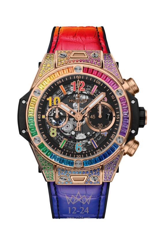 Hublot Unico King Gold Rainbow 421.OX.1118.LR.0999