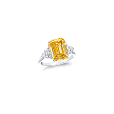 Украшение Graff Emerald Cut Ring Yellow Diamond GR46064 — main thumb