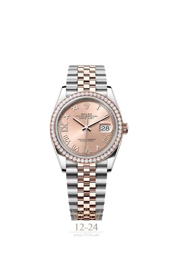 Rolex Oyster 36 мм Steel Gold Everose and Diamonds 126281rbr-0015