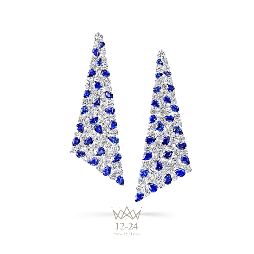 Graff Sapphire and Diamond Earrings GE27300