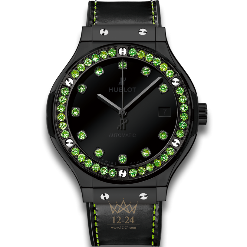 Hublot Shiny Ceramic Green 38 mm 565.CX.1210.VR.1222