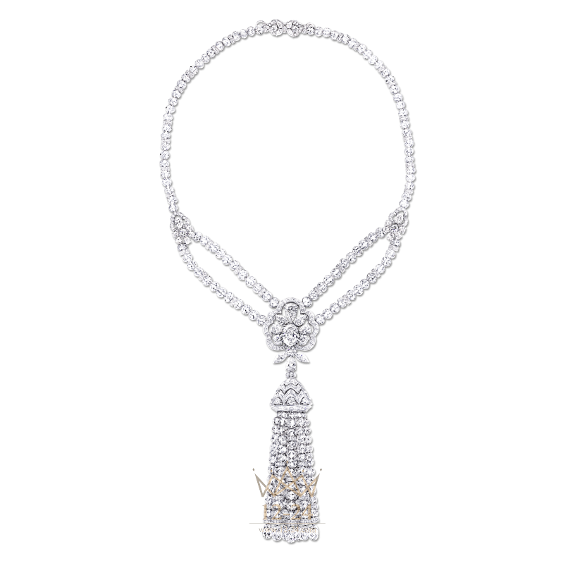 Graff Diamond Tassel Bead Necklace GN8489