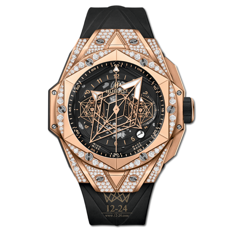 Hublot Unico Sang Bleu II King Gold Pave 418.OX.1108.RX.1604.MXM20