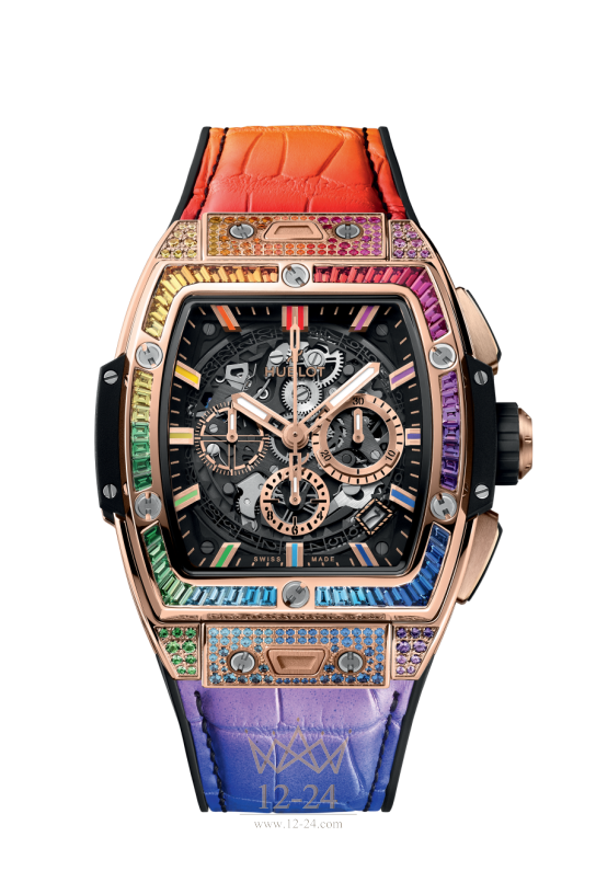 Hublot King Gold Rainbow 642.OX.0118.LR.0999