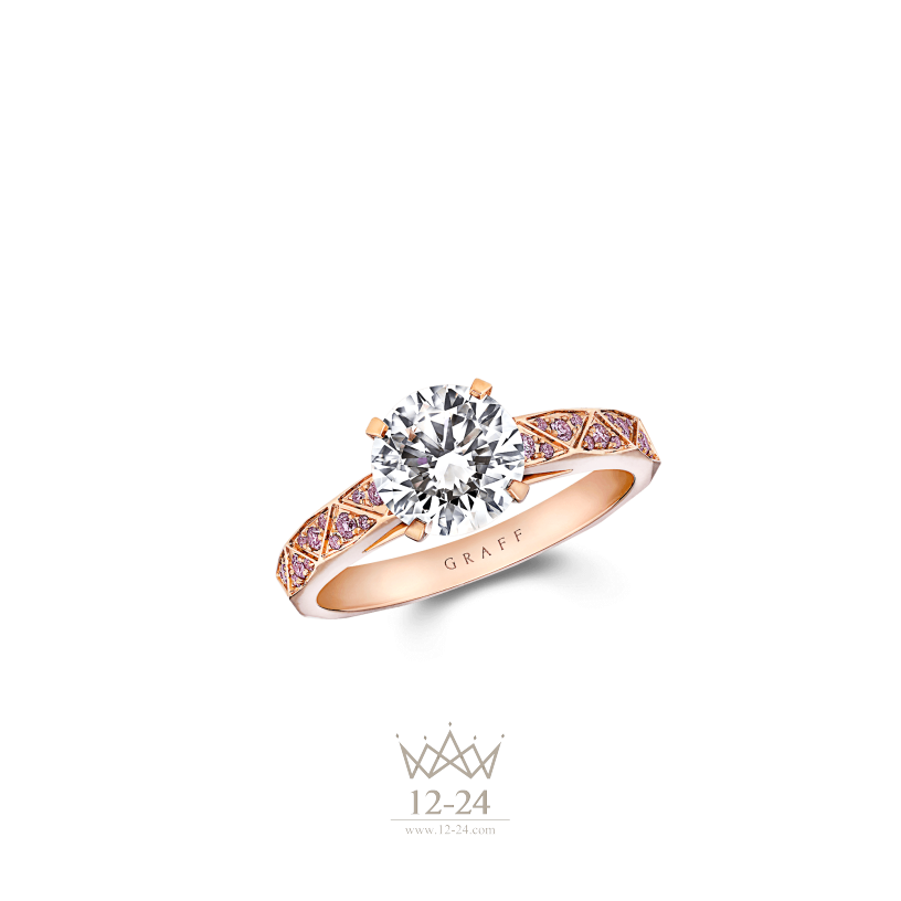 Graff Laurence Graff Signature Round Diamond Engagement Ring RGR442R