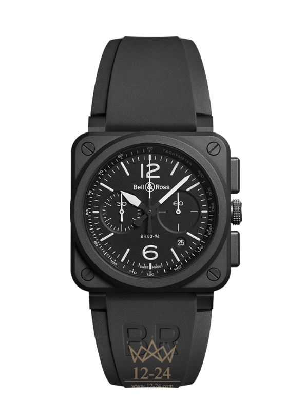 Bell &amp; Ross BR 03-94 BLACK MATTE BR0394-BL-CE