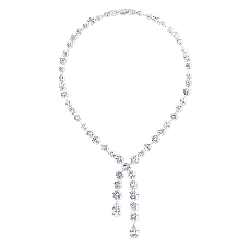 Украшение Graff Multi-shape Cross-over Necklace Diamond GN5590 — дополнительная миниатюра 1