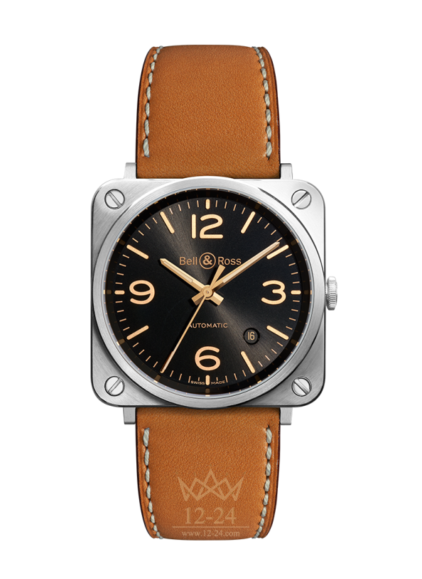 Bell &amp; Ross BR S GOLDEN HERITAGE BRS92-G-HE-ST
