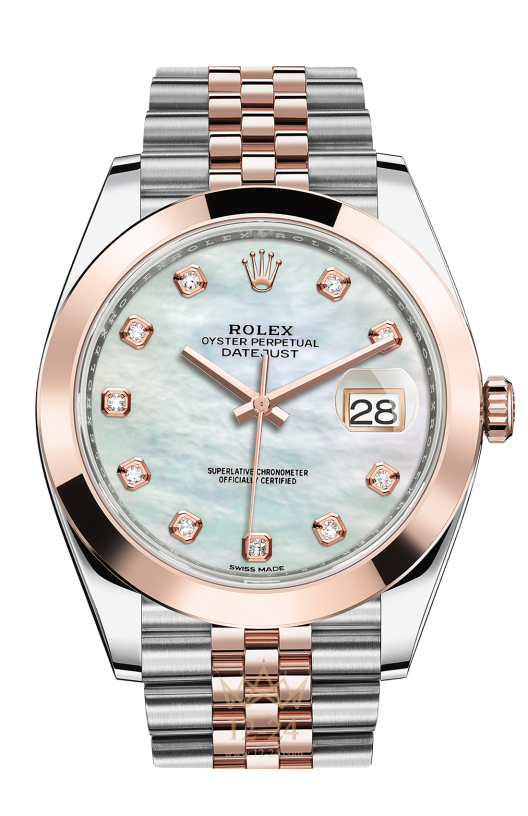Rolex Steel and Everose Gold 41 mm 126301-0014