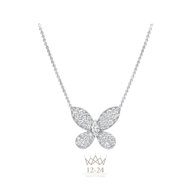 Graff Pavé Butterfly Diamond Pendant RGP255