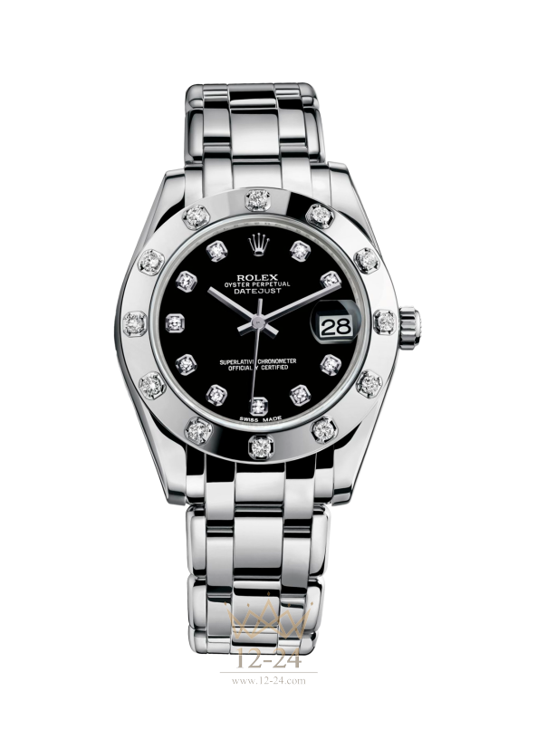 Rolex 34 мм White Gold and Diamonds 81319-0014