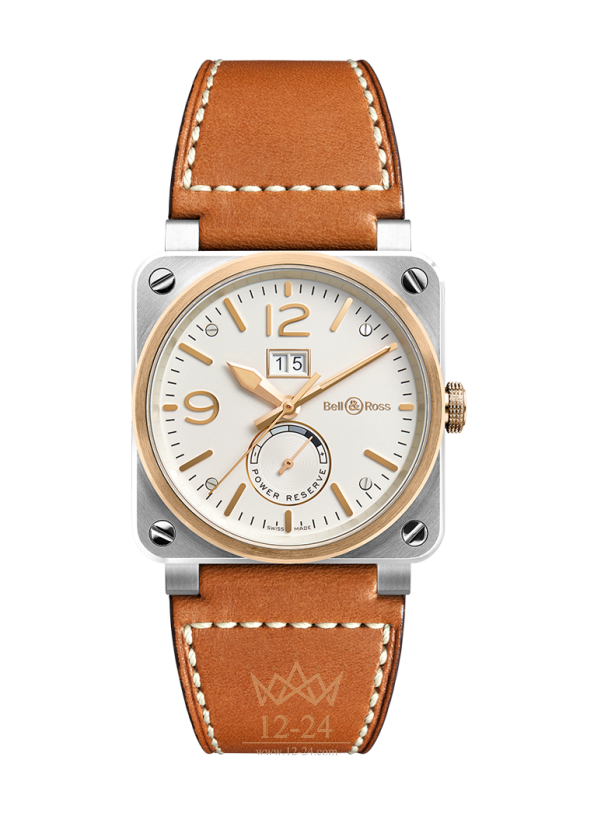 Bell &amp; Ross BR 03-90 STEEL &amp; ROSE GOLD BR0390-BICOLOR