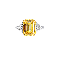 Украшение Graff Emerald Cut Ring Yellow Diamond GR46064 — дополнительная миниатюра 1