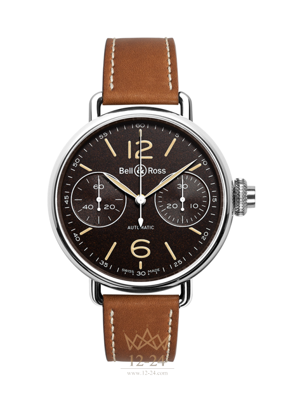 Bell &amp; Ross WW1 CHRONOGRAPHE MONOPOUSSOIR HERITAGE BRWW1-MONO-HER/SCA