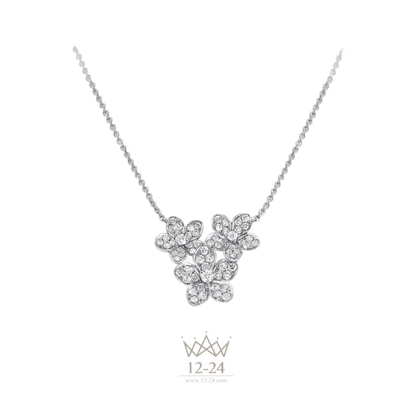 Graff Wild Flower Diamond Cluster Pendant RGP772